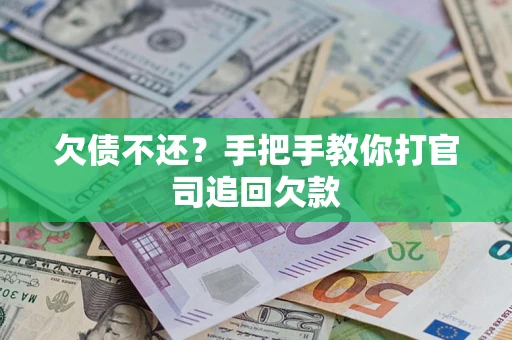 武汉欠债不还？手把手教你打官司追回欠款