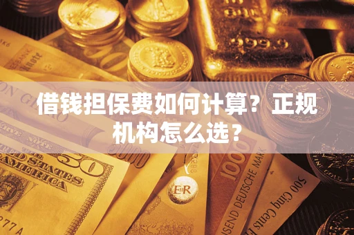 武汉借钱担保费如何计算？正规机构怎么选？