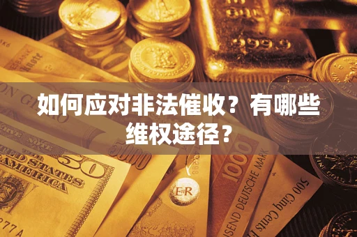 武汉如何应对非法催收？有哪些维权途径？