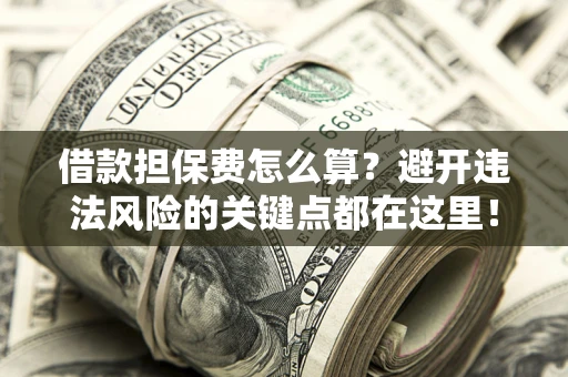 武汉借款担保费怎么算？避开违法风险的关键点都在这里！