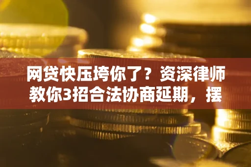 武汉网贷快压垮你了？资深律师教你3招合法协商延期，摆脱暴力催收！