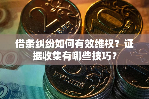 武汉借条纠纷如何有效维权？证据收集有哪些技巧？