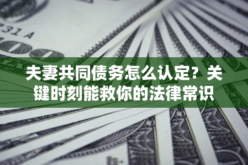 武汉夫妻共同债务怎么认定？关键时刻能救你的法律常识