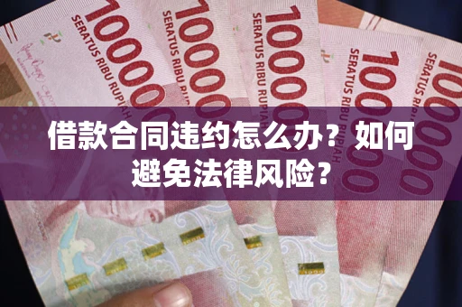 武汉借款合同违约怎么办？如何避免法律风险？