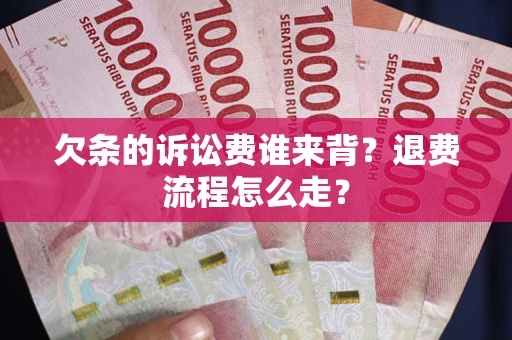 武汉欠条的诉讼费谁来背？退费流程怎么走？