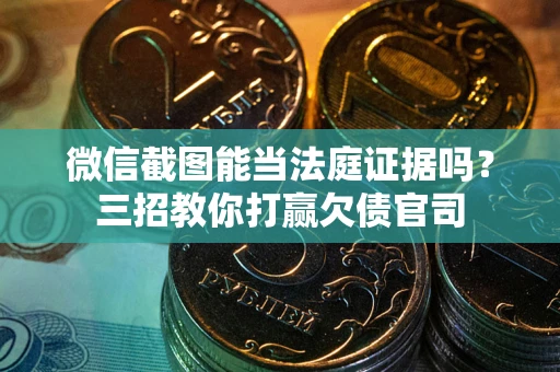 武汉微信截图能当法庭证据吗？三招教你打赢欠债官司