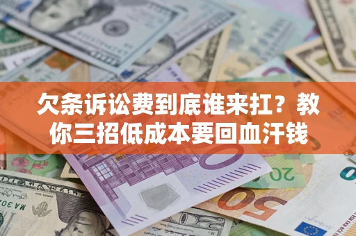 武汉欠条诉讼费到底谁来扛？教你三招低成本要回血汗钱